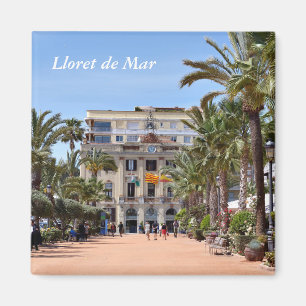 Centrum van Lloret de Mar, Spanje Magneet