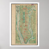 centrum van New York, eerste stad van de wereld Poster (Voorkant)