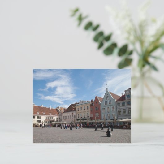 centrum van Tallinn Briefkaart (Staand voorkant)