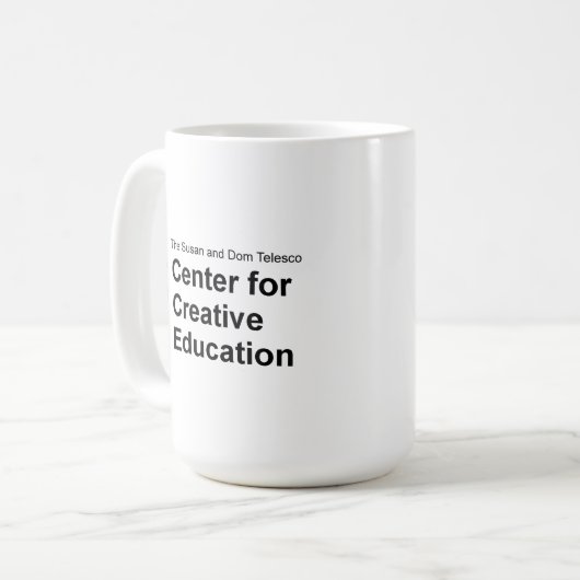 Centrum voor Creatieve Educatie Koffiemok (Voorkant links)