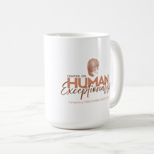 Centrum voor Human Exceptionalism Mok (Voorkant rechts)