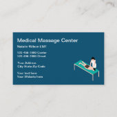 Centrum voor medische massage visitekaartje (Voorkant)