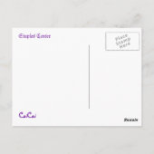 centrum voor nietwaar briefkaart (Achterkant)