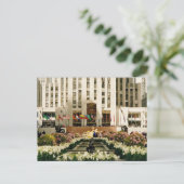 centrum voor rockefeller briefkaart (Staand voorkant)