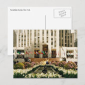 centrum voor rockefeller briefkaart (Voorkant / Achterkant)