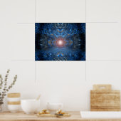 Centrumposter voor jezelf poster (Keuken)