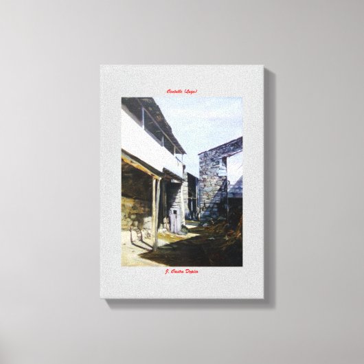 Centulle (Lugo) Canvas Afdruk (Voorkant)
