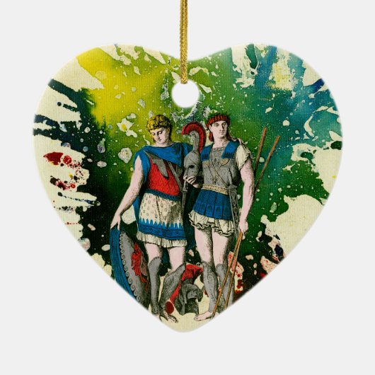 Centuriërs van Michael Moffa Keramisch Ornament (Achterkant)