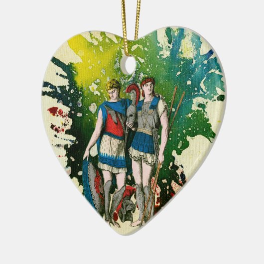 Centuriërs van Michael Moffa Keramisch Ornament (Links)