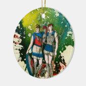 Centuriërs van Michael Moffa Keramisch Ornament (Links)