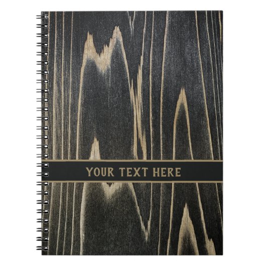 Centuries-Old Wood Grain - Personalizable Notitieboek (Voorkant)