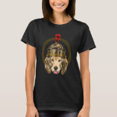 Centurion Labrador Retriever Ancient Rome Roman Em T-shirt (Voorkant)