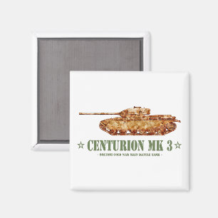 Centurion MK 3 Tank Britse MBT van de Koude Oorlog Magneet