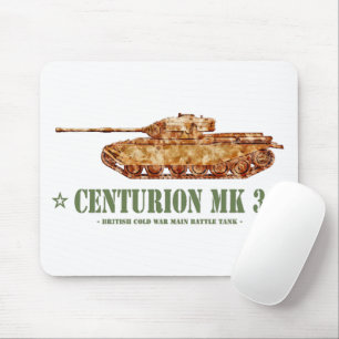 Centurion MK 3 Tank Britse MBT van de Koude Oorlog Muismat
