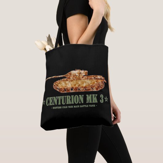 Centurion MK 3 Tank Britse MBT van de Koude Oorlog Tote Bag (Dichtbij)