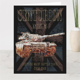 Centurion MK 5 MBT. Britse Main Battle Tank Bedankkaart