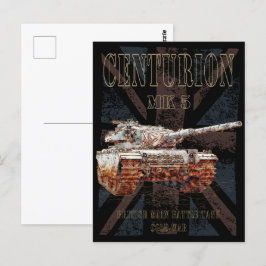 Centurion MK 5 MBT. Britse Main Battle Tank Briefkaart