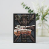 Centurion MK 5 MBT. Britse Main Battle Tank Briefkaart (Staand voorkant)