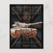 Centurion MK 5 MBT. Britse Main Battle Tank Briefkaart (Voorkant)