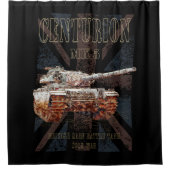 Centurion MK 5 MBT. Britse Main Battle Tank Douchegordijn (Voorkant)