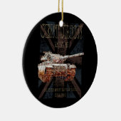 Centurion MK 5 MBT. Britse Main Battle Tank Keramisch Ornament (Rechts)