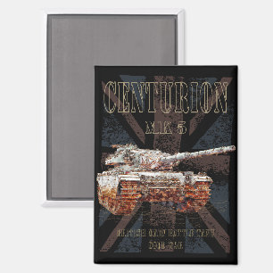Centurion MK 5 MBT. Britse Main Battle Tank Magneet