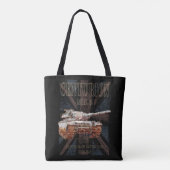 Centurion MK 5 MBT. Britse Main Battle Tank Tote Bag (Achterkant)