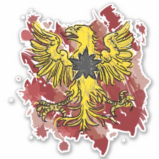 Centurion van de Sable Star Sticker (Voorkant)