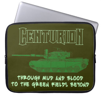Centuronetank met klassiek motto. laptop sleeve