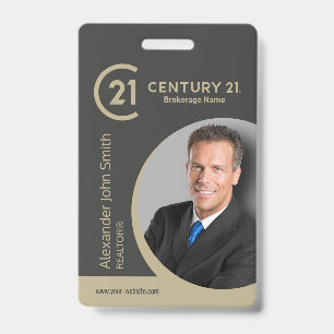 Century 21 Makelaar ID-kaart Badge