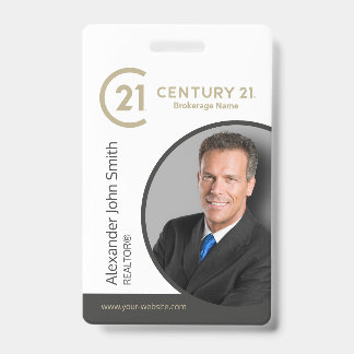 Century 21 Makelaar ID Kaart Badge