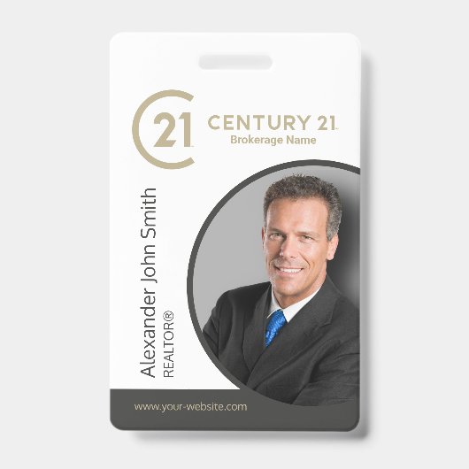 Century 21 Makelaar ID Kaart Badge (Voorzijde)