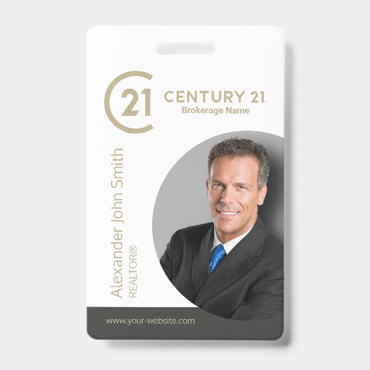 Century 21 Makelaar ID Kaart Badge (Voorzijde)
