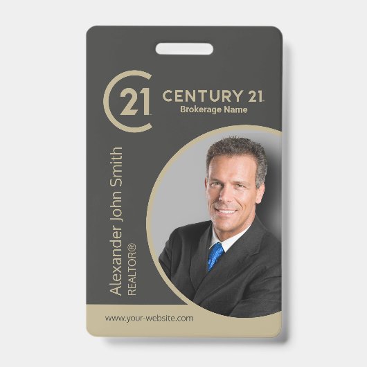 Century 21 Realtor ID-Kaart Badge (Voorkant)