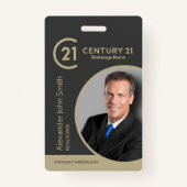 Century 21 Realtor ID-Kaart Badge (Voorkant)
