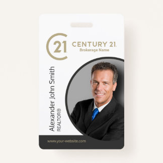 Century 21 Realtor ID-Kaart Badge