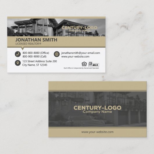 Century 21 Visitekaartje (Voorkant / Achterkant)