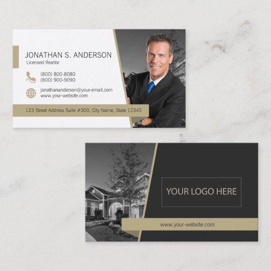 Century 21 Visitekaartje White Gold 19023 (Voorkant / Achterkant)