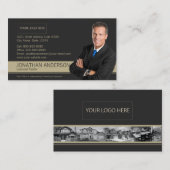 Century 21 Visitekaartje zwart Gold (Voorkant / Achterkant)