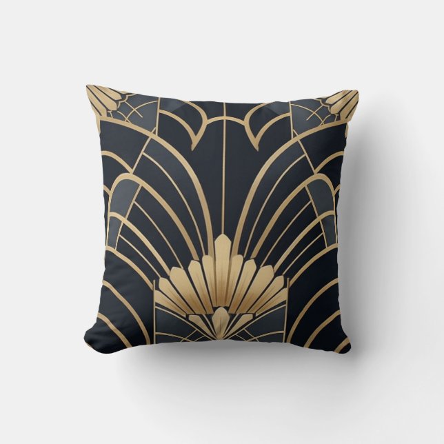 Century 2 - Art Deco Pattern Blend Sierkussen (Voorkant)