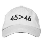 Century Gothic Trump Geborduurde Pet (Voorkant)