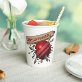 Century Maker Cricket Bat en Ball Sports Papieren Bekers