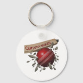 Century Maker Cricket Bat en Ball Sports Sleutelhanger (Achterkant)