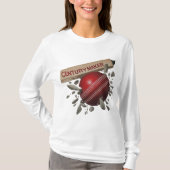 Century Maker Cricket Bat en Ball Sports T-shirt (Voorkant)