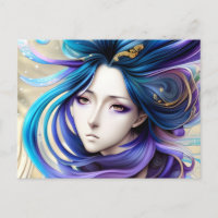 Century Portret van een Manga Anime Beauful Woman