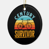 Century Survivor Fietsen Endurance Ride Keramisch Ornament (Links)