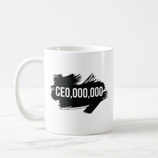 CEO,000,000 ondernemer Koffiemok (Links)