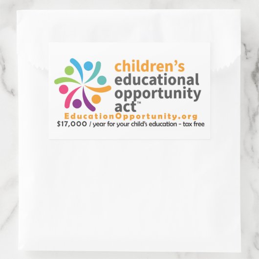 CEO Act Sticker - Rectangle (Tas)