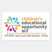 CEO Act Sticker - Rectangle (Voorkant)