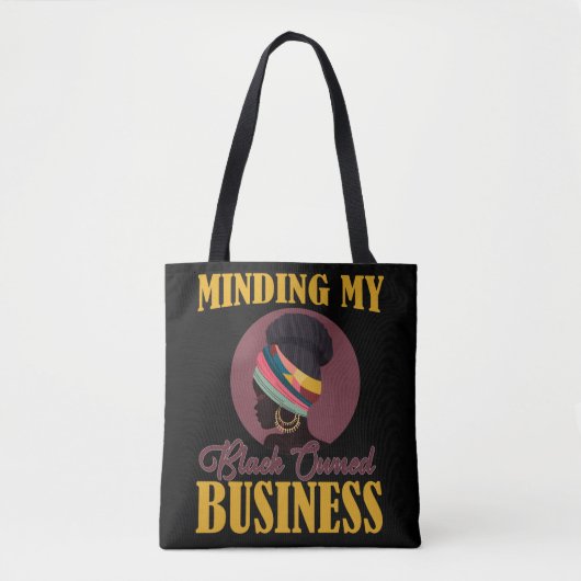 CEO African AMERICAN Small Business Tote Bag (Voorkant)